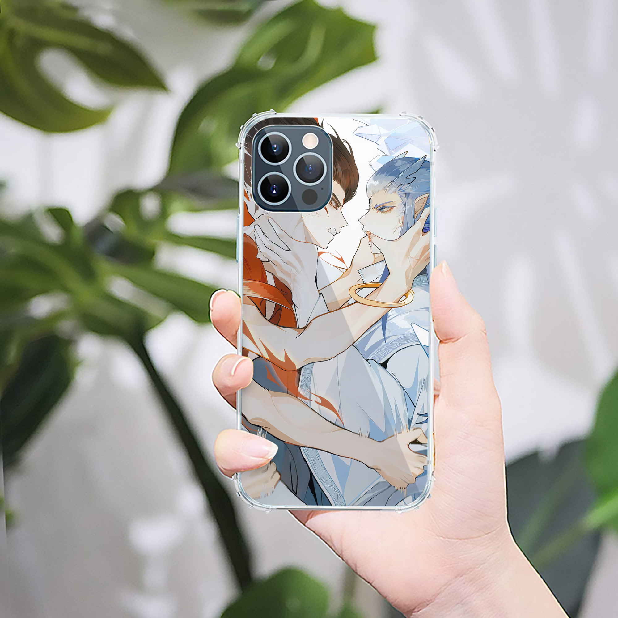（画像用） Ne Zha 2 ナタ 魔童の大暴れ 【iPhone 12シリーズ対応】透明スマホケース（クリアソフトケース）